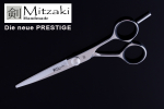 Mitzaki-Prestige 600, 6.0" ZOLL,440C Japanstahl, HOHLSCHLIFF, ergonomische Formgebung, Schneiden mit Konvexschliff, Fingerringe herausnehmbar, abschraubbarer Fingerhaken, Slicen erwünscht